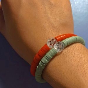 Ready For Christmas Preppy Clay Bead Bracelets 🎄❤️